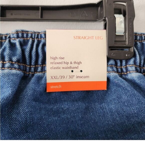 Knox rose high rise straight leg jeans 39/xxl NWT - Picture 16 of 16